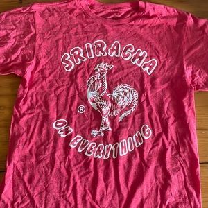 Size 18 Siracha on everything tee